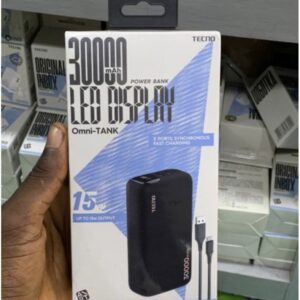 Tecno 15w 30000mAh Power Bank