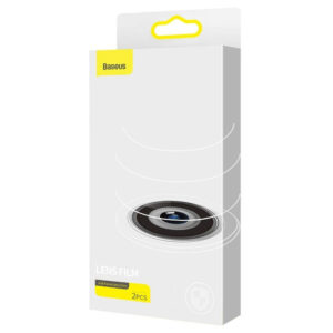 Baseus camera lens protector for an iPhone 13 Pro or 13 Pro Max.