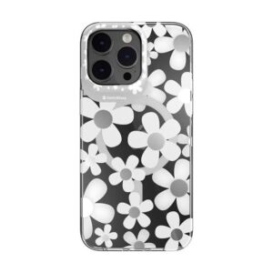 SwitchEasy Fleur M 3D Patterned Shockproof Case for the iPhone 16 Pro Max.