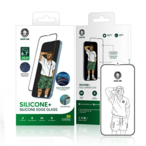 Green Lion Silicone+ Silicone Edge Glass screen protector for iPhone 12/12 Pro