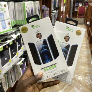 Powerlite Silicone Privacy Glass screen protector for the iPhone 14and 12pro